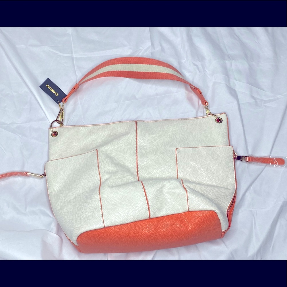 Bebe oversized shoulder bag & matching makeup bag